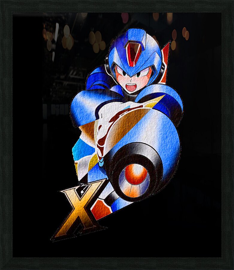 Mega Man 7 Picture Frame print