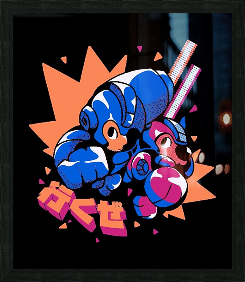 Mega Man 13 Picture Frame print