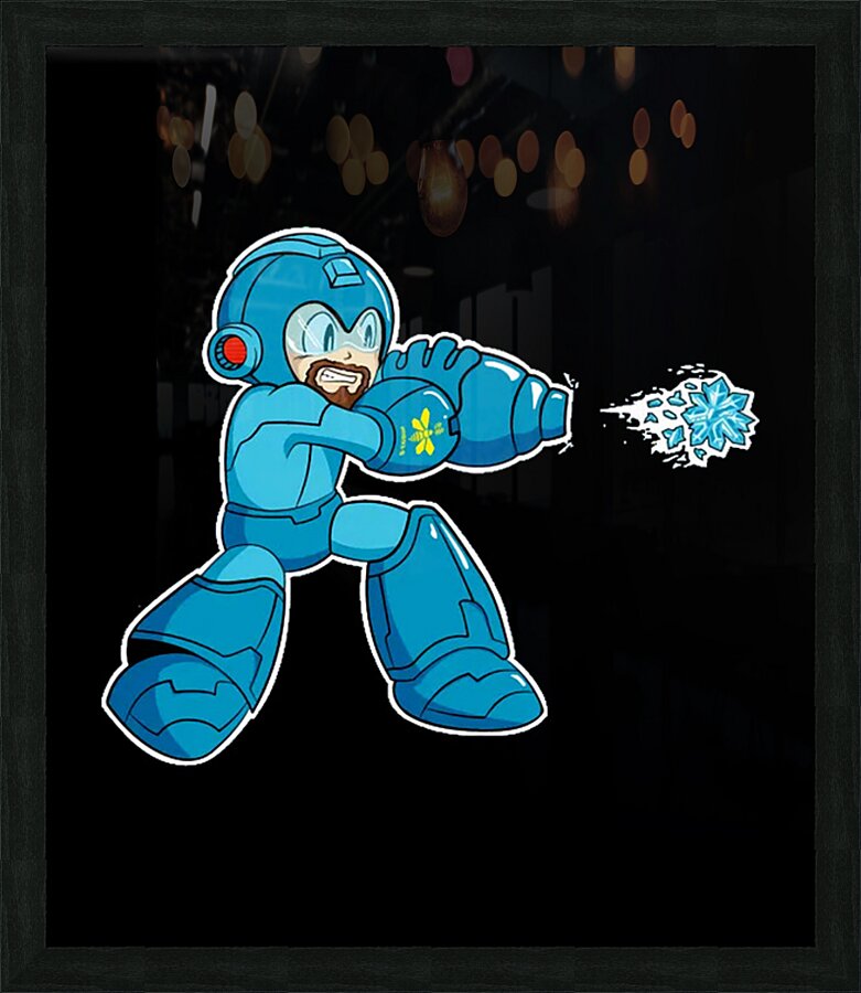 Mega Man 14 Picture Frame print