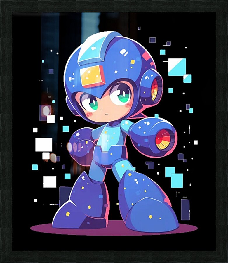Mega Man 15 Picture Frame print