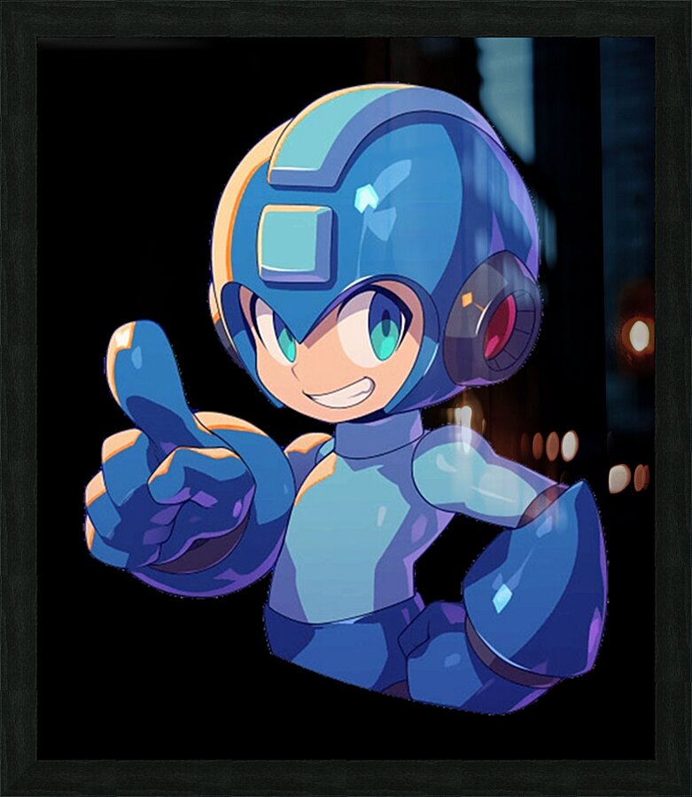Mega Man 18 Picture Frame print