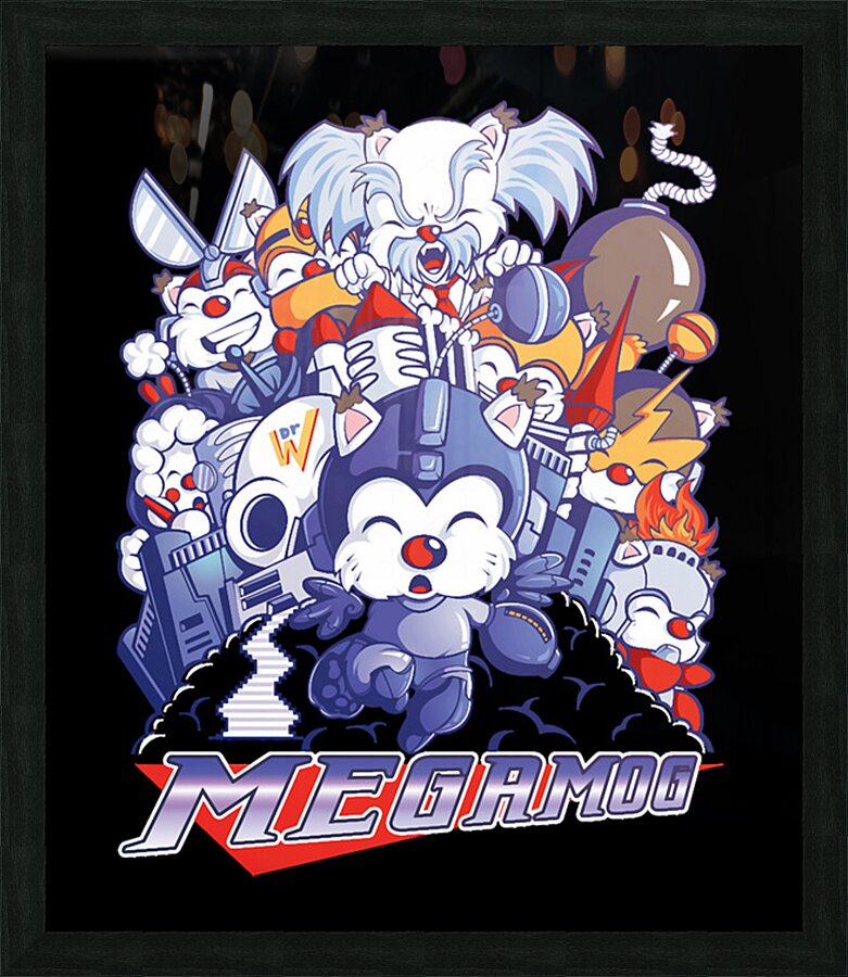 Mega Man 19 Picture Frame print