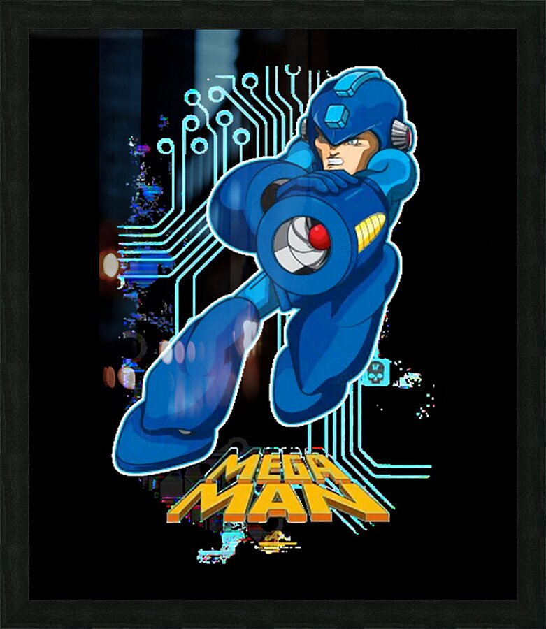 Mega Man 20 Picture Frame print