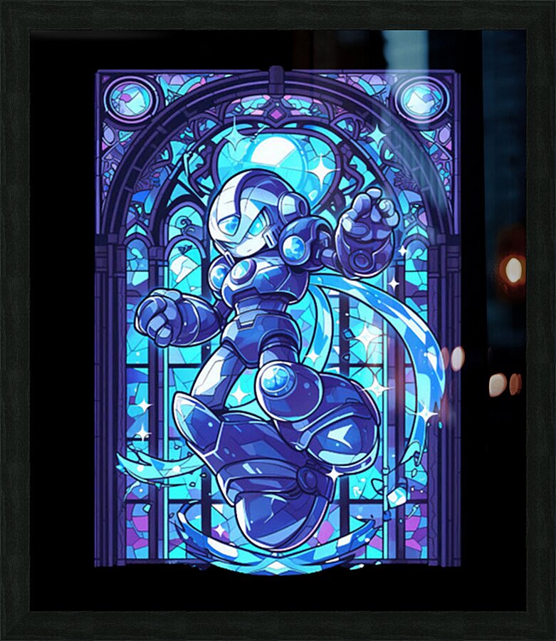 Mega Man 24 Picture Frame print