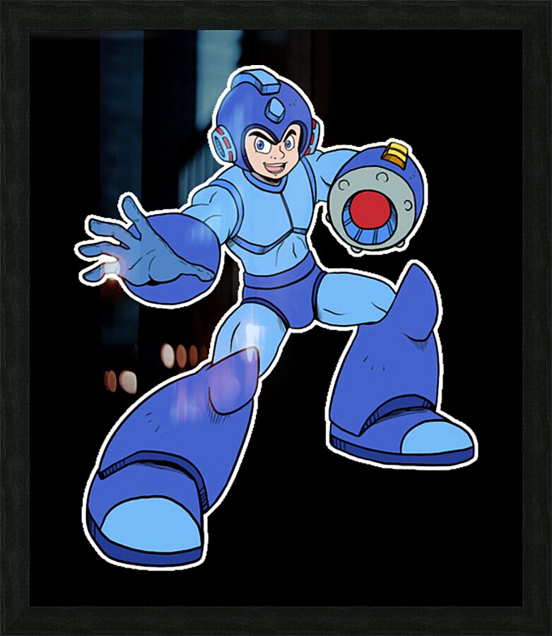 Mega Man 26 Picture Frame print