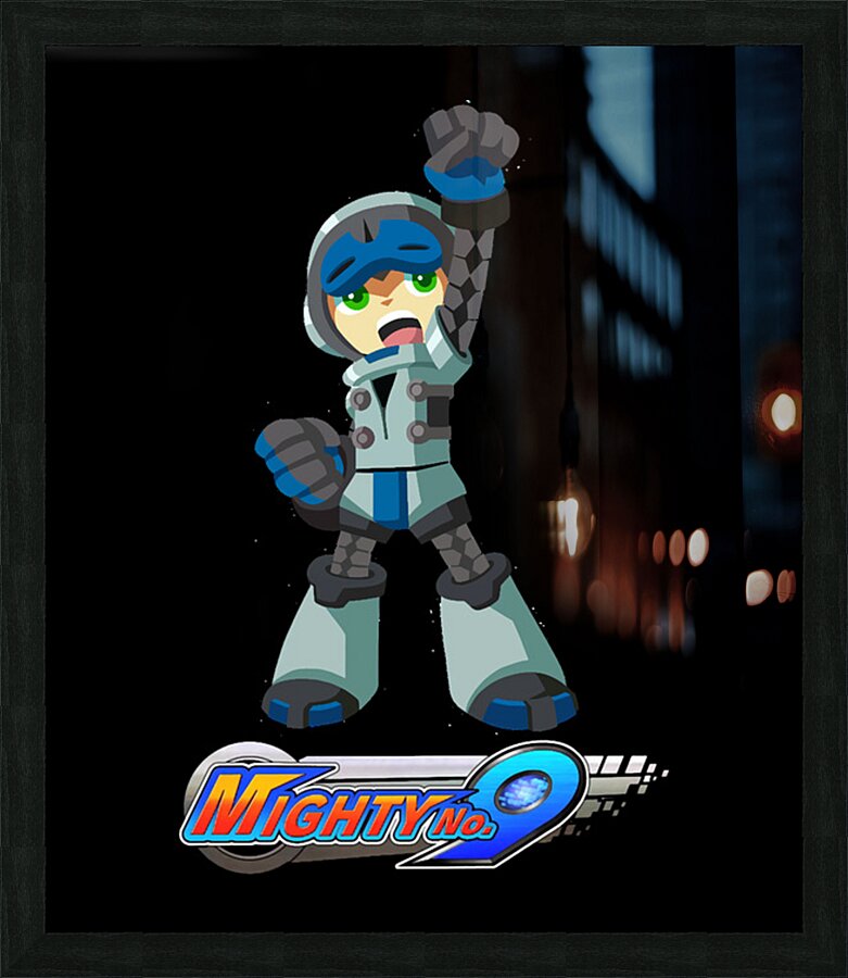 Mega Man 28 Picture Frame print