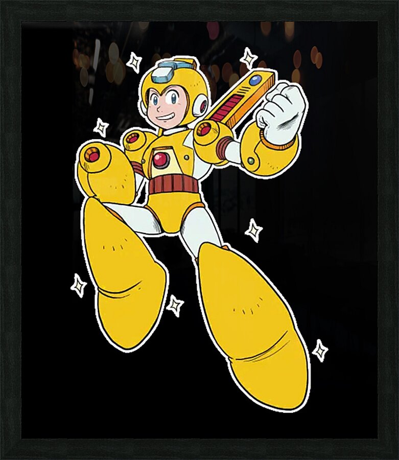 Mega Man 29 Picture Frame print