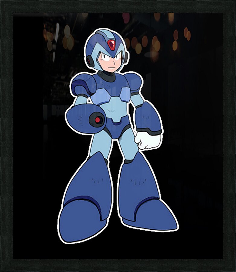 Mega Man 30 Picture Frame print