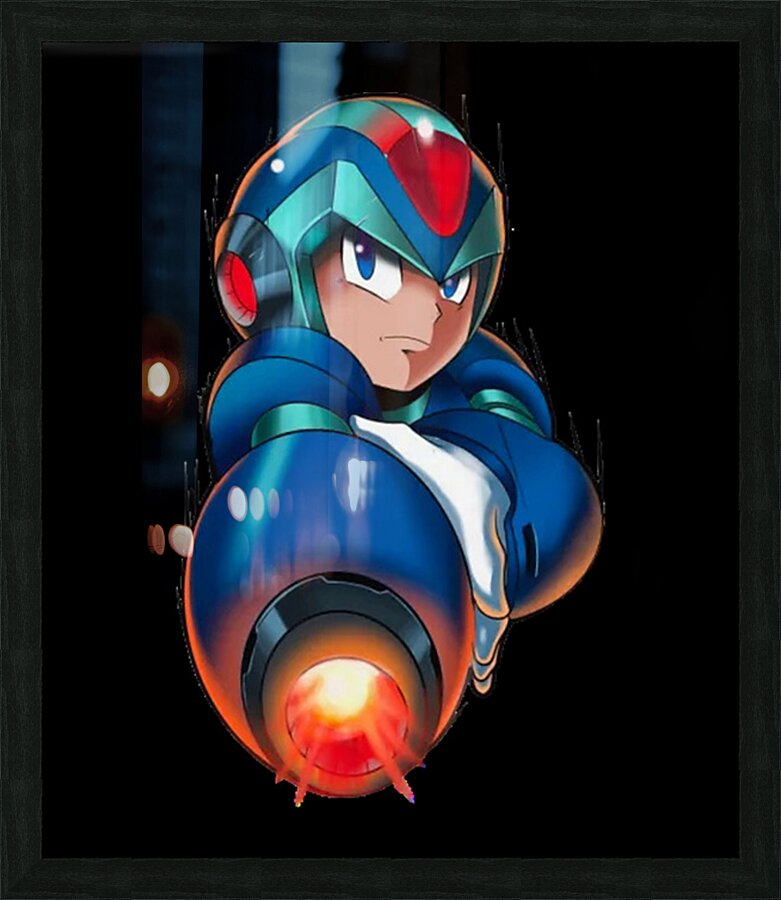Mega Man 32 Picture Frame print