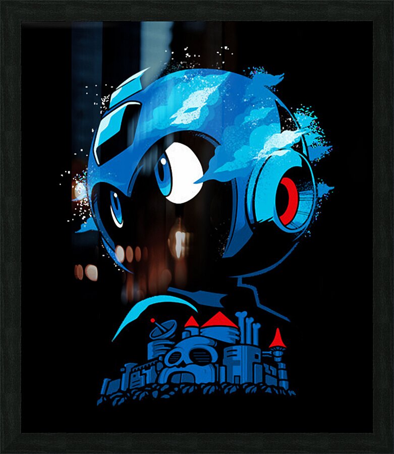 Mega Man 33 Picture Frame print