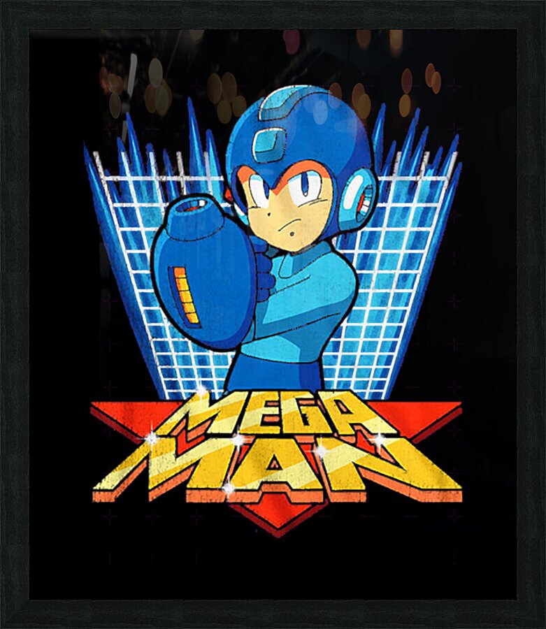 Mega Man 34 Picture Frame print