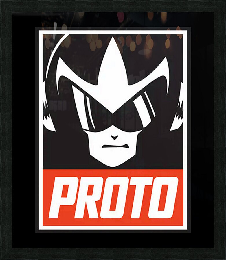 Mega Man 35 Picture Frame print