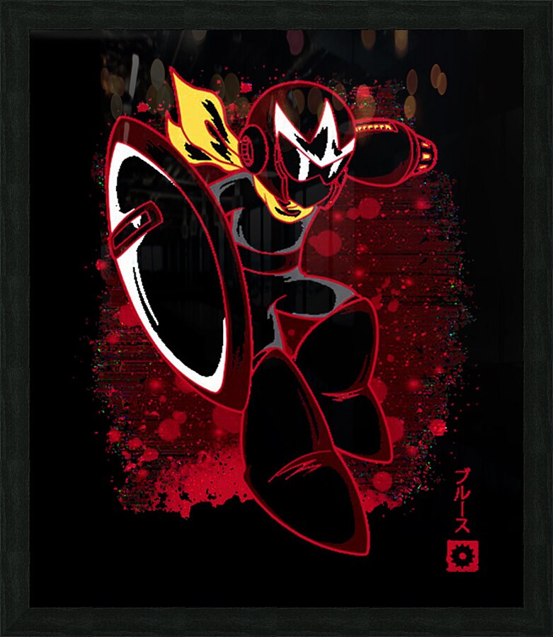 Mega Man 42 Picture Frame print