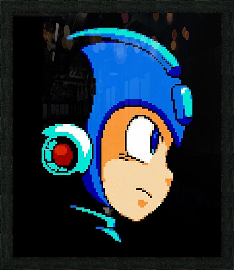 Mega Man 43 Picture Frame print