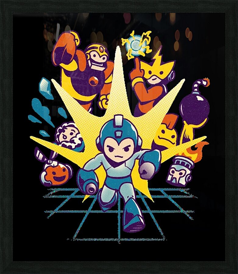 Mega Man 46 Picture Frame print