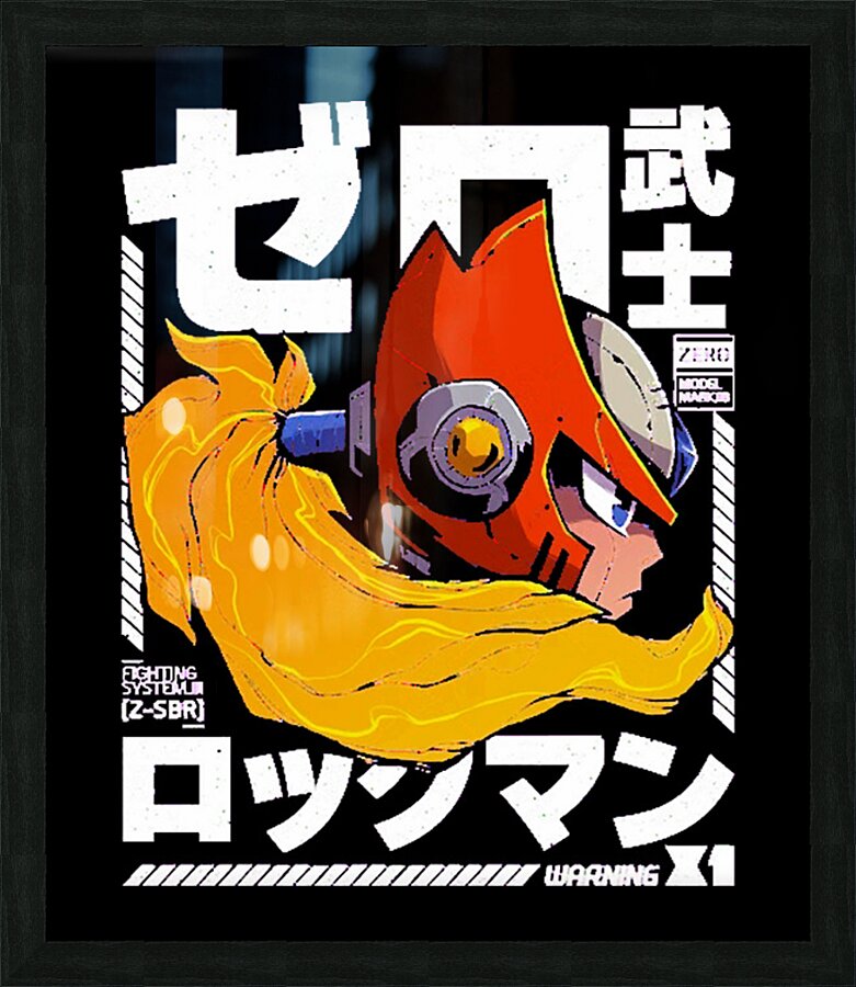Mega Man 51 Picture Frame print