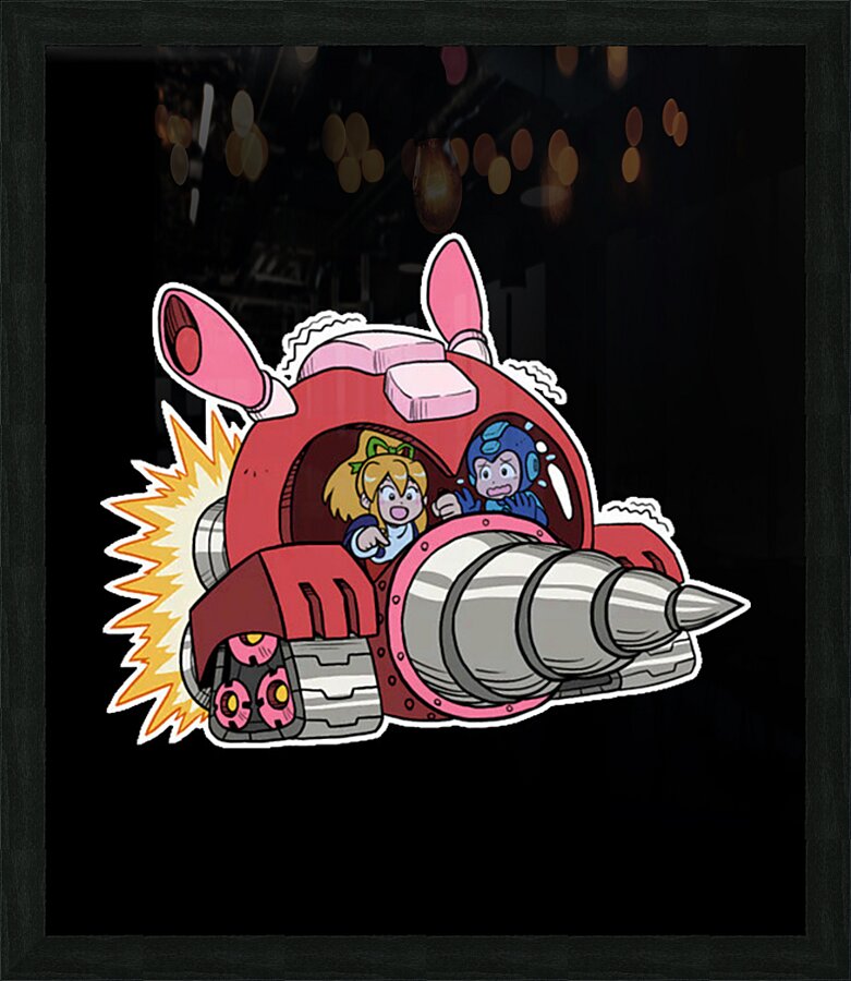 Mega Man 54 Picture Frame print