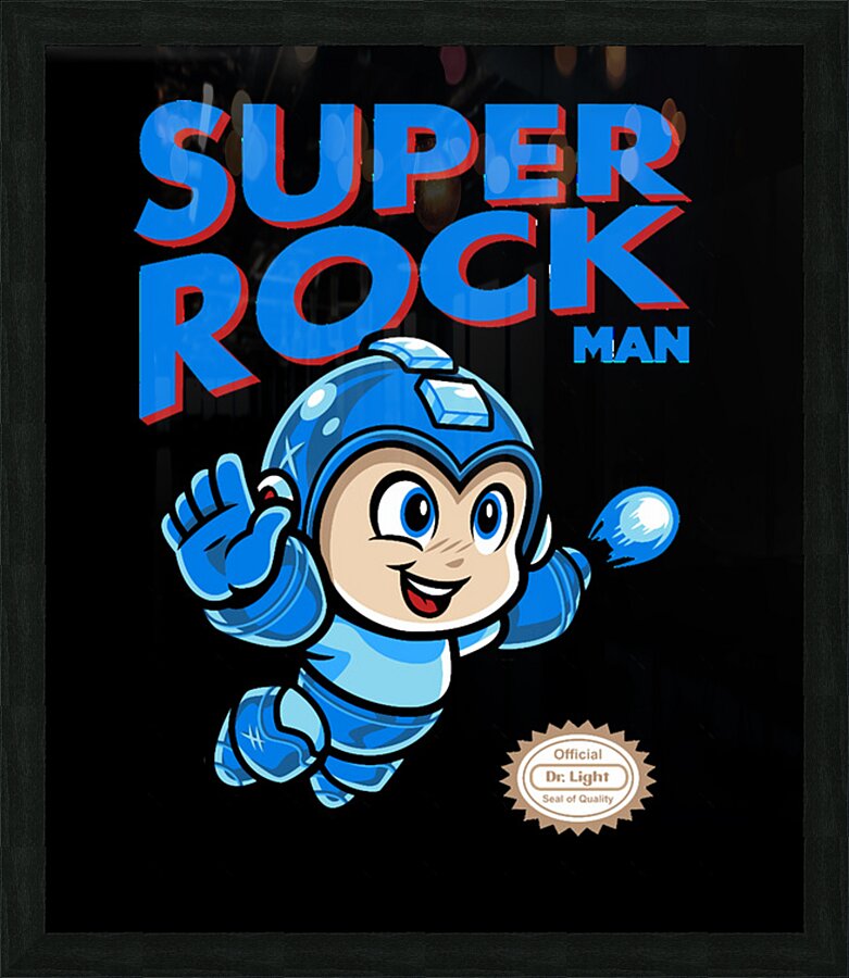 Mega Man 55 Picture Frame print