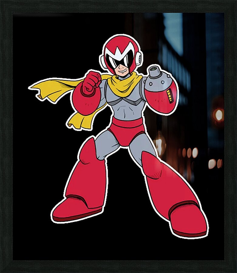 Mega Man 56 Picture Frame print