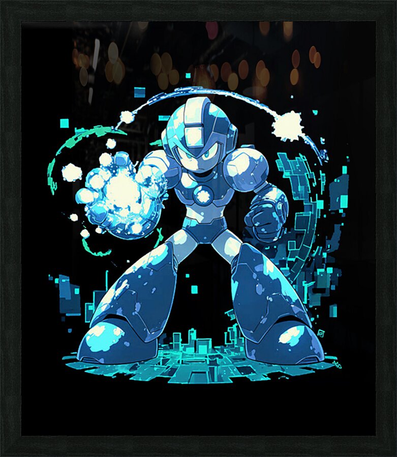 Mega Man 57 Picture Frame print