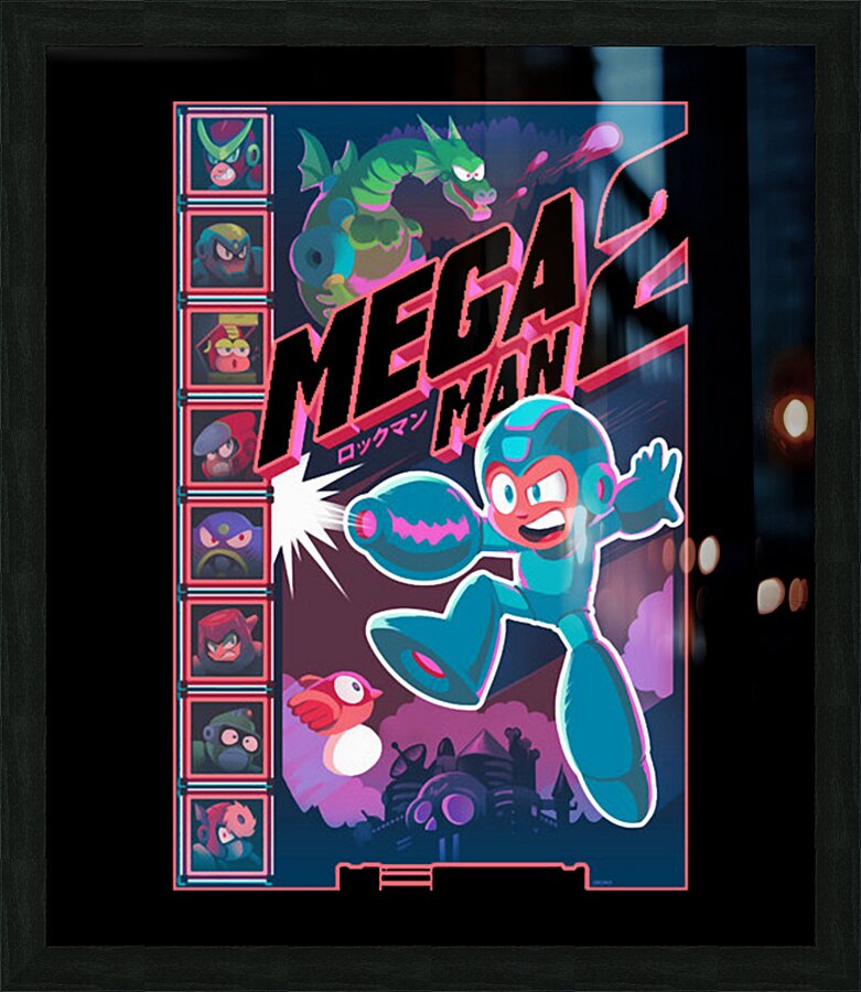 Mega Man 58 Picture Frame print