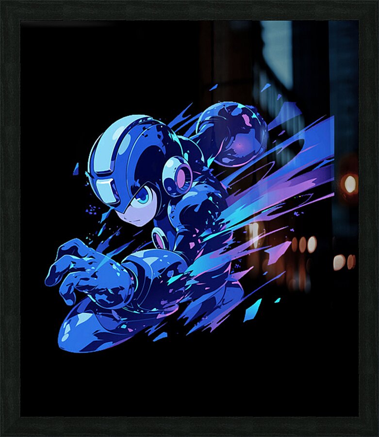 Mega Man 59 Picture Frame print