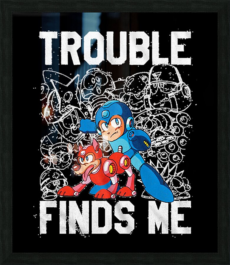 Mega Man 62 Picture Frame print