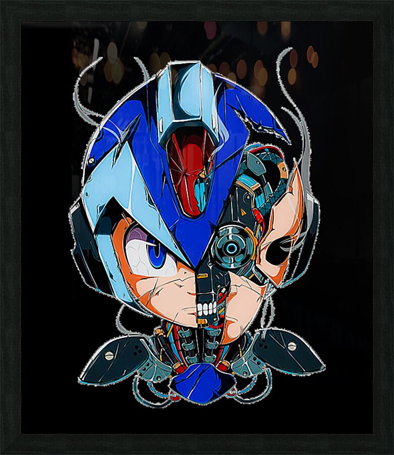 Mega Man 65 Picture Frame print