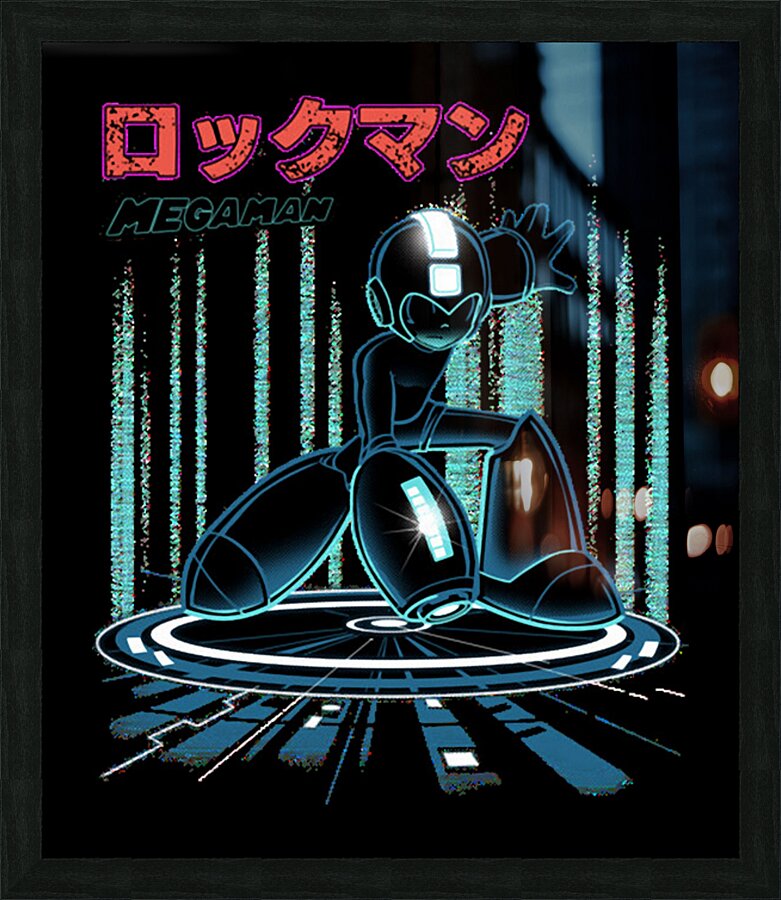 Mega Man 69 Picture Frame print