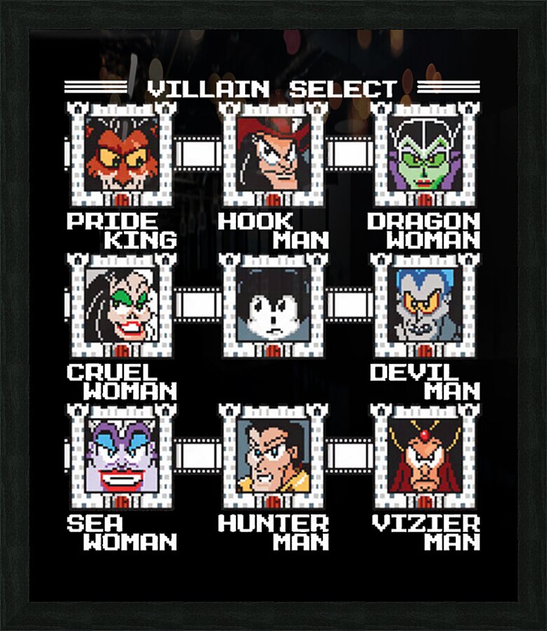 Mega Man 74 Picture Frame print