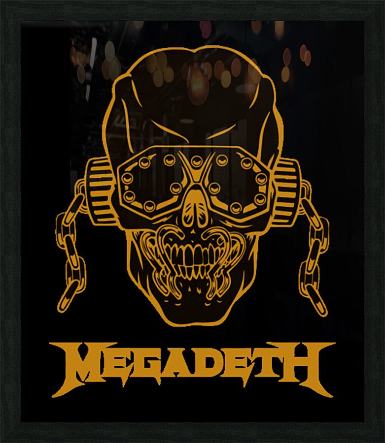 Megadeth 3 Picture Frame print