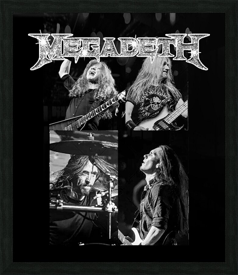 Megadeth 4 Picture Frame print