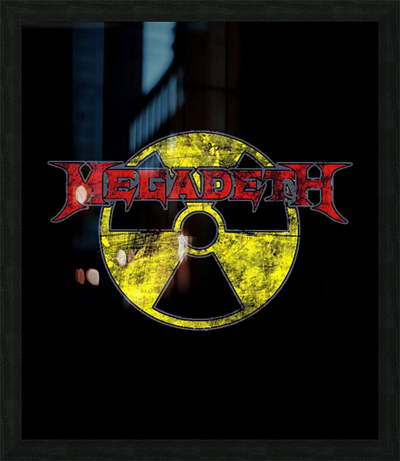 Megadeth 5 Picture Frame print