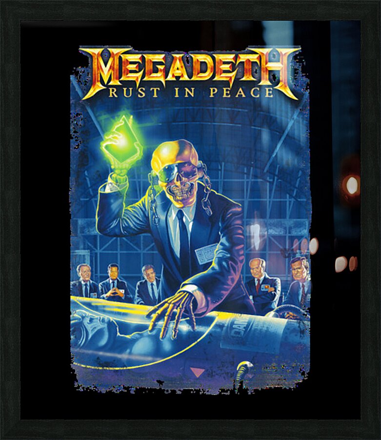 Megadeth 6 Picture Frame print