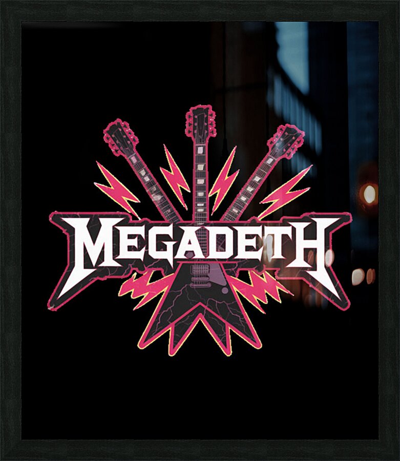 Megadeth 7 Picture Frame print