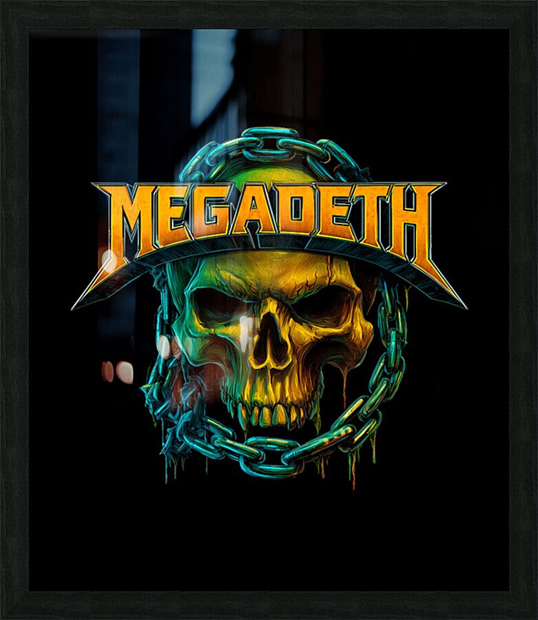 Megadeth 8 Picture Frame print