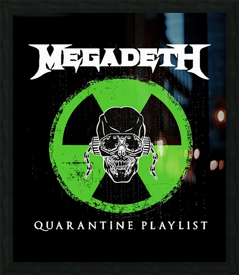 Megadeth 9 Picture Frame print