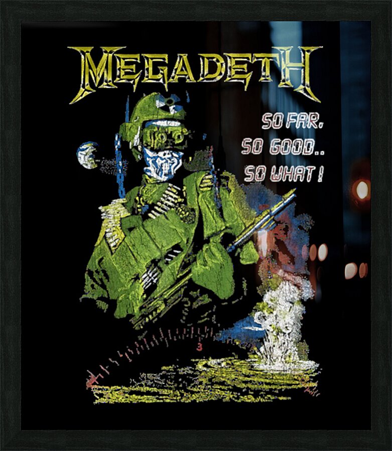 Megadeth 11 Picture Frame print