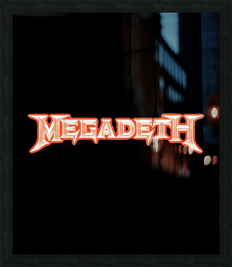 Megadeth 15 Picture Frame print