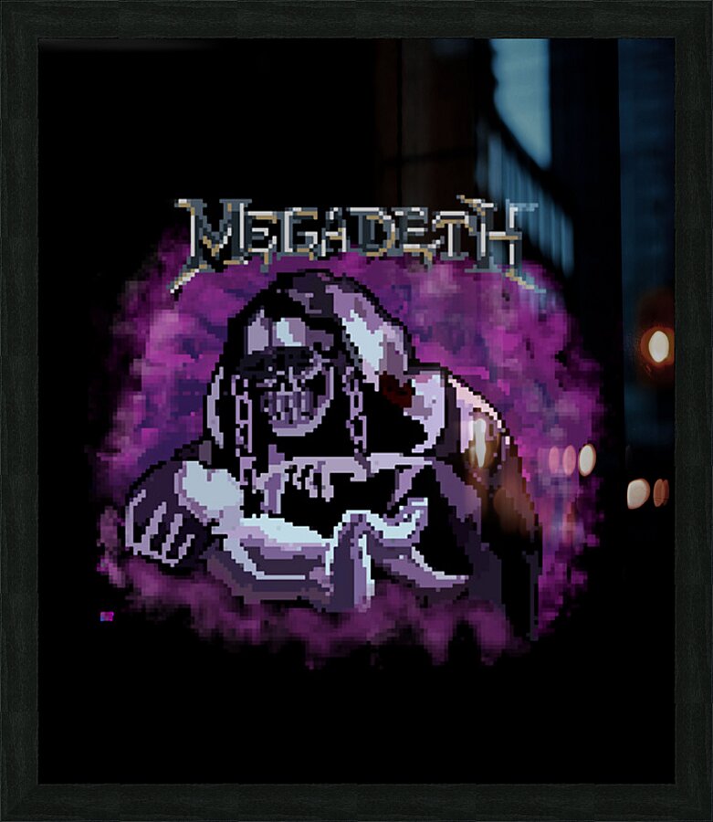 Megadeth 17 Picture Frame print