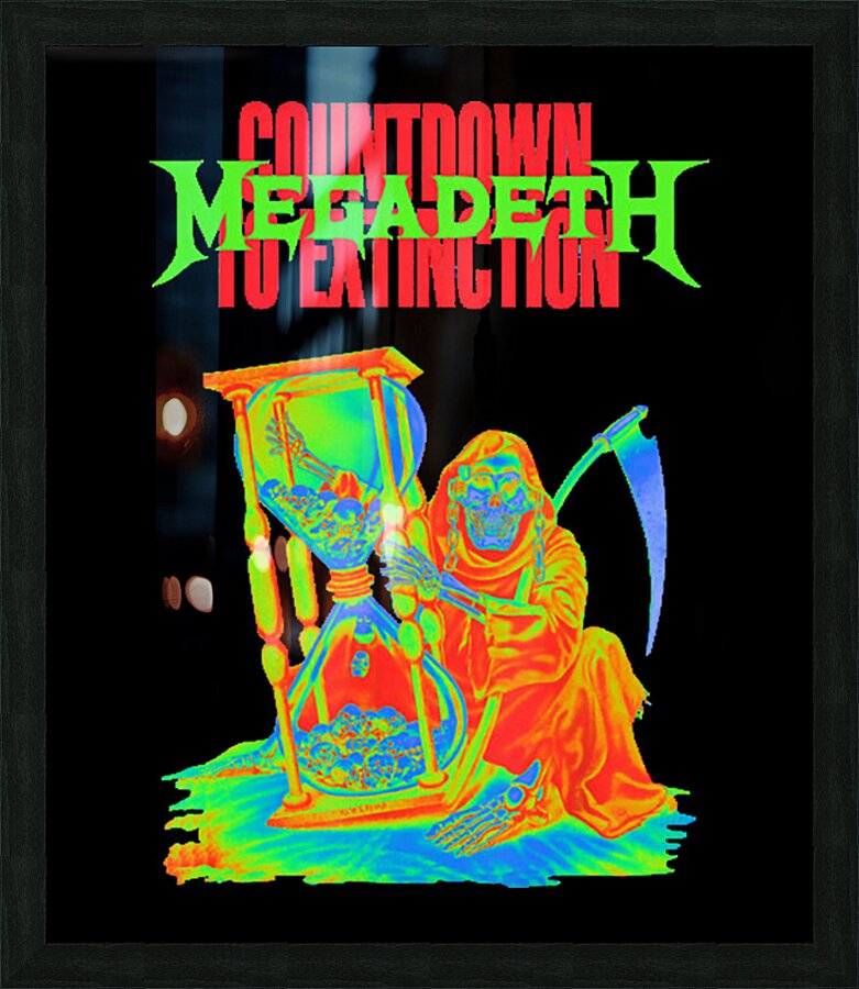 Megadeth 21 Picture Frame print