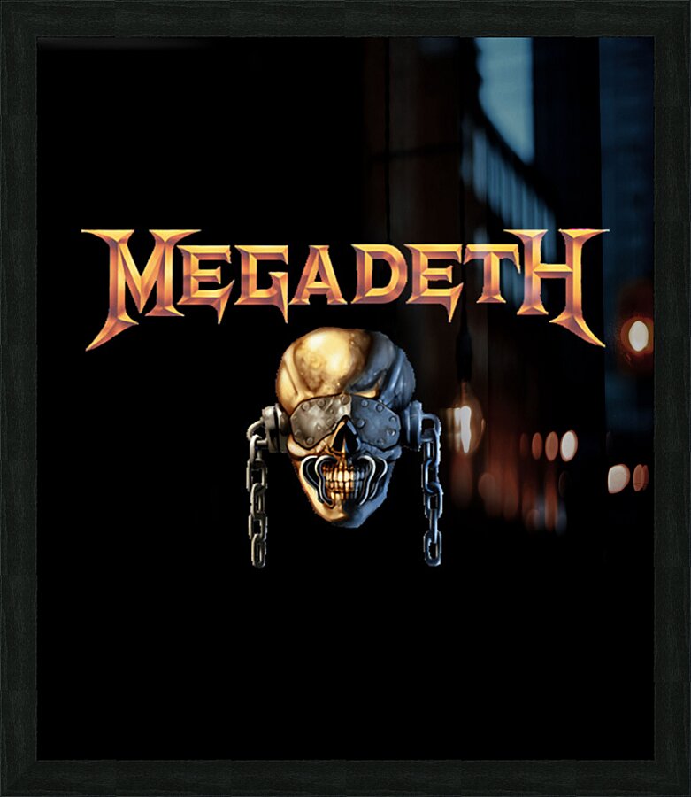 Megadeth 22 Picture Frame print