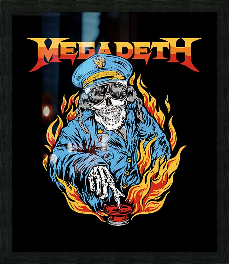 Megadeth 23 Picture Frame print