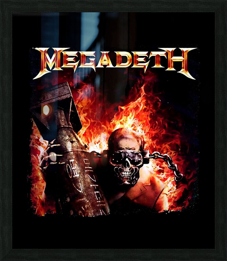 Megadeth 26 Picture Frame print
