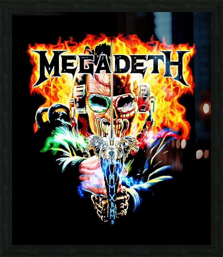 Megadeth 31 Picture Frame print