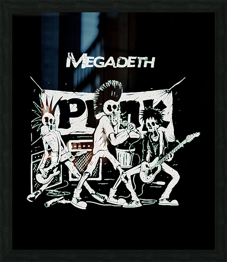Megadeth 32 Picture Frame print