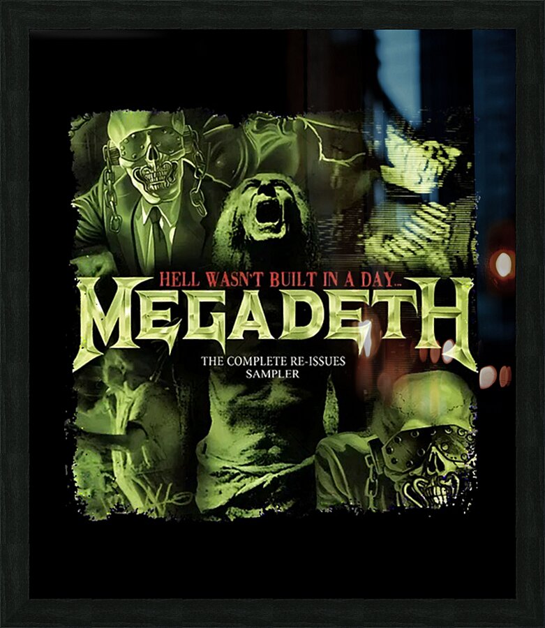 Megadeth 33 Picture Frame print