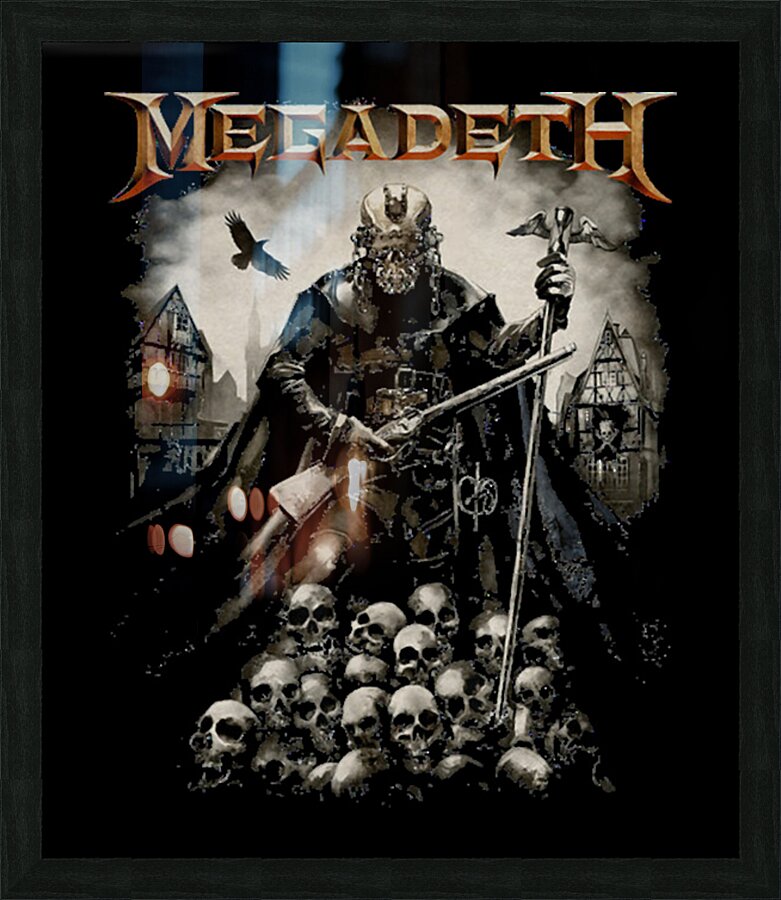 Megadeth 34 Picture Frame print