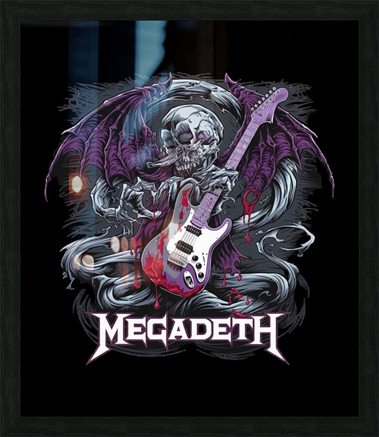 Megadeth 36 Picture Frame print