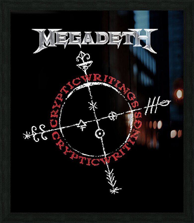 Megadeth 37 Picture Frame print